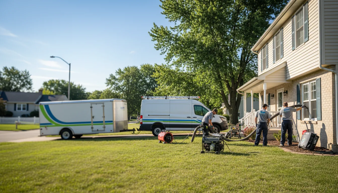 Flooded Basement Restoration And Cleanup With Repair in Saint Peters, MO near me